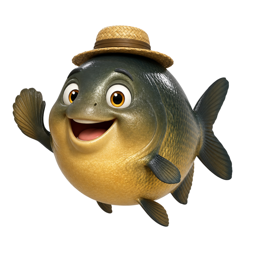 Tamba, o mascote 3D da Lagoa dos Tambaquis em Estância/SE